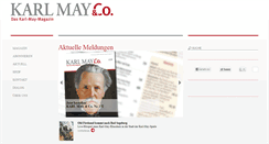 Desktop Screenshot of karl-may-magazin.de